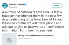 Bank of Ireland warns customers over 'vishing' scammers pretending to be from the bank