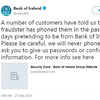 Bank of Ireland warns customers over 'vishing' scammers pretending to be from the bank