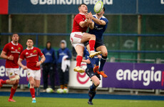 Timmins and Kelly cross as Leinster knock holders Munster out of B&I Cup