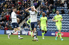 Ireland midfielder Browne misses penalty as Preston slump to defeat