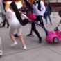 Blac Chyna took to Instagram to defend herself after throwing a stroller at someone in an amusement park