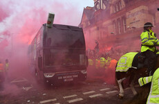 Merseyside Police confirm two officers injured in Manchester City bus attack