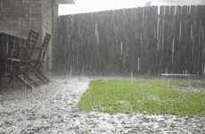 Rainfall warning for eight counties in the south of the country