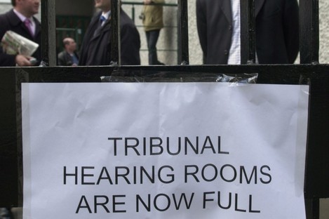 A sign outside the Mahon Tribunal