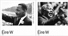 An Post issues stamps honouring Martin Luther King Jr and Nelson Mandela