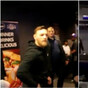 Conor McGregor almost threw a railing into a bus as he reacted to being stripped of his UFC title