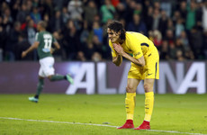 Edinson Cavani missed an absolute sitter last night - and it wasn't even that close