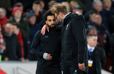 Klopp hopes Salah can return from injury for Man City showdown