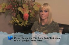 Watch: celebrities read nasty tweets about themselves