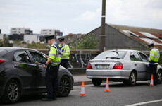 Garda arrested on suspicion of drink-driving after he was spotted driving erratically with burst tyre