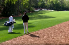 Spieth and his caddie had a fascinating chat before one of the most impressive shots of the Masters