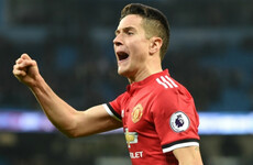 Man United star denies deliberately spitting on City crest