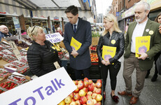 Harris takes his message to Moore Street: 'Men need to talk to the women in their lives about the Eighth Amendment'