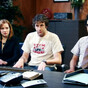 Chris O'Dowd addressed fan theories about the IT Crowd on the Late Late Show with James Corden