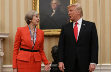 Donald Trump and Theresa May vow to end chemical weapon attacks in Syria