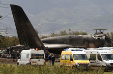 More than 250 killed as military plane crashes in Algeria