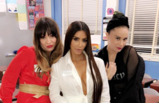 Kim K wore a name tag to her high school reunion in case anyone didn't recognise her