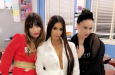 Kim K wore a name tag to her high school reunion in case anyone didn't recognise her