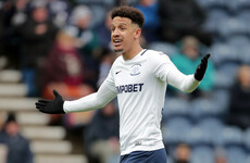 Irish-eligible star scores twice to boost Preston's Premier League promotion hopes