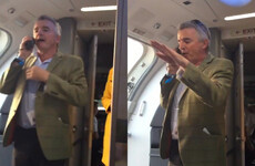 Michael O'Leary bought a load of passengers a drink after he delayed their flight