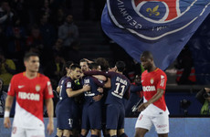 PSG clinch fifth Ligue 1 title in six years by thrashing Monaco