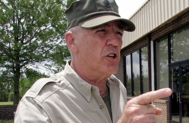 R Lee Ermey, who played the foul-mouthed drill instructor in Full Metal  Jacket, has died aged 74