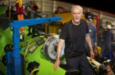 James Cameron dives to Earth's deepest point