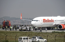 Plane with 139 people on board skids off runway causing chaos at Kathmandu airport