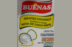 Product warning: 'Buenas' brand grated coconut recalled after salmonella detected
