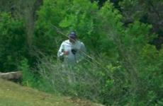 Sergio Garcia throws driver into bushes - and then has to go retrieve it