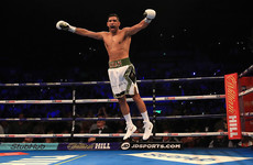 Amir Khan knocks out Phil Lo Greco in just 40 seconds on comeback