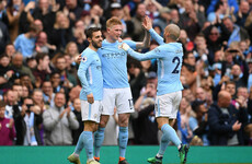 Guardiola's newly-crowned champions turn on the style to fire five past sorry Swansea