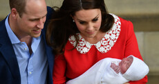 Britain's new royal baby unveiled to the world as Kate Middleton leaves hospital after giving birth