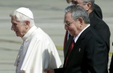 Pope arrives in Cuba for three-day visit