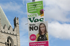 Most Irish people would rather campaign posters were banned in the run up to the referendum
