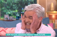 Phillip and Holly predicted the sex of the royal baby with a psychic banana