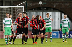 Last-gasp goal sees Longford stun Shamrock Rovers