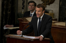 France's Emmanuel Macron attacks US nationalism in Congress speech