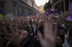 Protests as Spain 'Wolf Pack' acquitted of gang raping woman but jailed for sexual abuse