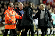 'He's listened to his linesman and it's very disappointing to make that call at such an important point in the game'