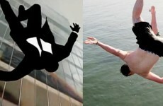 Mad Men-style Falling into Dublin Bay of the Day