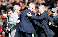 Class act: Arsene Wenger honoured by Fergie ahead of last game at Old Trafford