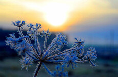 It's cold and frosty in many areas but a 'warm front' is on the way