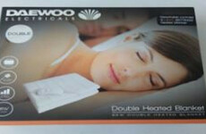 Supervalu and Centra recall electric blankets due to fire risk