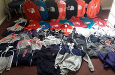Gardaí seize €3k worth of counterfeit sports clothes at Wicklow market