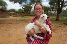 This Cork dairy farmer drank blood fresh from a cow when she spent time farming with tribespeople in Kenya