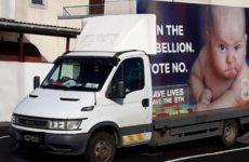 Gardaí investigating how pro-life campaign billboard van was allowed to park on Garda property