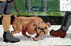 Train station mosaics in Bray being pieced together (ahem)