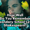 How Well Do You Remember Secondary School Level Shakespeare?