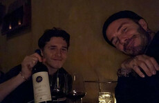 Brooklyn Beckham surprised dad David on his birthday and his reaction is pretty damn cute